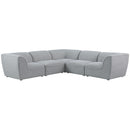 Meridian Miramar Fabric Sectional 683Grey-Sec5C IMAGE 1