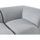  Manufacturer Color_Grey -- Miramar 109" Grey Linen Textured Fabric Upholstered 6 pc Modular Sectional IMAGE 7