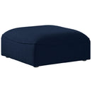Meridian Miramar Fabric Ottoman 683Navy-Ott IMAGE 1