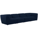 Meridian Miramar Stationary Fabric Sofa 683Navy-S142 IMAGE 1