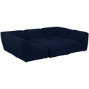 Meridian Miramar Fabric Sectional 683Navy-Sec6C IMAGE 1