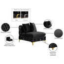  Manufacturer Color_Black -- Meridian Tremblay Stationary Fabric Chair IMAGE 16