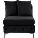  Manufacturer Color_Black -- Meridian Tremblay Stationary Fabric Chair IMAGE 6