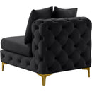 Manufacturer Color_Black -- Meridian Tremblay Stationary Fabric Chair IMAGE 9