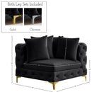  Manufacturer Color_Black -- Meridian Tremblay Stationary Fabric Chair IMAGE 13