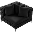  Manufacturer Color_Black -- Meridian Tremblay Stationary Fabric Chair IMAGE 6