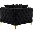  Manufacturer Color_Black -- Meridian Tremblay Stationary Fabric Chair IMAGE 7