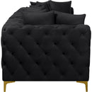  Manufacturer Color_Black -- Meridian Tremblay Stationary Fabric Sofa IMAGE 13