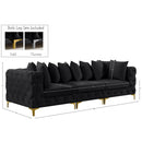  Manufacturer Color_Black -- Meridian Tremblay Stationary Fabric Sofa IMAGE 15