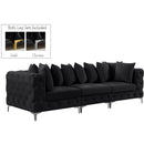  Manufacturer Color_Black -- Meridian Tremblay Stationary Fabric Sofa IMAGE 2