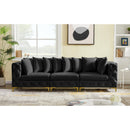  Manufacturer Color_Black -- Meridian Tremblay Stationary Fabric Sofa IMAGE 3