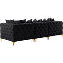  Manufacturer Color_Black -- Meridian Tremblay Stationary Fabric Sofa IMAGE 9