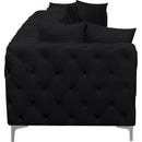  Manufacturer Color_Black -- Meridian Tremblay Stationary Fabric Sofa IMAGE 10