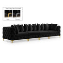  Manufacturer Color_Black -- Meridian Tremblay Stationary Fabric Sofa IMAGE 1