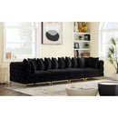  Manufacturer Color_Black -- Meridian Tremblay Stationary Fabric Sofa IMAGE 3