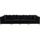  Manufacturer Color_Black -- Meridian Tremblay Stationary Fabric Sofa IMAGE 5