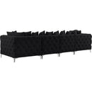  Manufacturer Color_Black -- Meridian Tremblay Stationary Fabric Sofa IMAGE 8