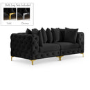  Manufacturer Color_Black -- Meridian Tremblay Stationary Fabric Sofa IMAGE 1