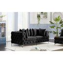  Manufacturer Color_Black -- Meridian Tremblay Stationary Fabric Sofa IMAGE 4