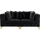  Manufacturer Color_Black -- Meridian Tremblay Stationary Fabric Sofa IMAGE 5