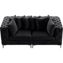  Manufacturer Color_Black -- Meridian Tremblay Stationary Fabric Sofa IMAGE 8