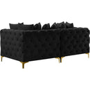  Manufacturer Color_Black -- Meridian Tremblay Stationary Fabric Sofa IMAGE 9