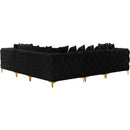  Manufacturer Color_Black -- Meridian Tremblay Fabric 5 pc Sectional IMAGE 7