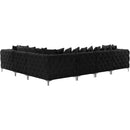  Manufacturer Color_Black -- Meridian Tremblay Fabric 6 pc Sectional IMAGE 12