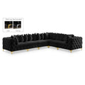  Manufacturer Color_Black -- Meridian Tremblay Fabric 6 pc Sectional IMAGE 1
