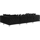  Manufacturer Color_Black -- Meridian Tremblay Fabric 6 pc Sectional IMAGE 12