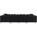  Manufacturer Color_Black -- Meridian Tremblay Fabric 6 pc Sectional IMAGE 14