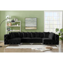  Manufacturer Color_Black -- Meridian Tremblay Fabric 6 pc Sectional IMAGE 4