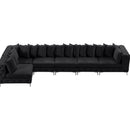  Manufacturer Color_Black -- Meridian Tremblay Fabric 6 pc Sectional IMAGE 14