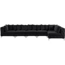  Manufacturer Color_Black -- Meridian Tremblay Fabric 6 pc Sectional IMAGE 8