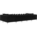  Manufacturer Color_Black -- Meridian Tremblay Fabric 7 pc Sectional IMAGE 12