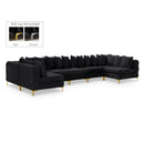  Manufacturer Color_Black -- Meridian Tremblay Fabric 7 pc Sectional IMAGE 1