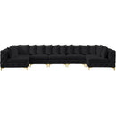  Manufacturer Color_Black -- Meridian Tremblay Fabric 7 pc Sectional IMAGE 5