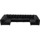  Manufacturer Color_Black -- Meridian Tremblay Fabric 7 pc Sectional IMAGE 8