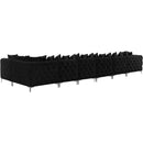  Manufacturer Color_Black -- Meridian Tremblay Fabric 7 pc Sectional IMAGE 10