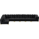  Manufacturer Color_Black -- Meridian Tremblay Fabric 7 pc Sectional IMAGE 13