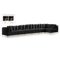  Manufacturer Color_Black -- Meridian Tremblay Fabric 7 pc Sectional IMAGE 1