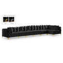  Manufacturer Color_Black -- Meridian Tremblay Fabric 7 pc Sectional IMAGE 1