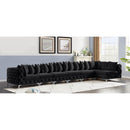  Manufacturer Color_Black -- Meridian Tremblay Fabric 7 pc Sectional IMAGE 4