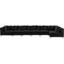  Manufacturer Color_Black -- Meridian Tremblay Fabric 7 pc Sectional IMAGE 6