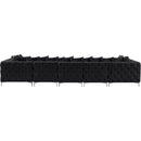  Manufacturer Color_Black -- Meridian Tremblay Fabric 7 pc Sectional IMAGE 10