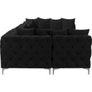  Manufacturer Color_Black -- Meridian Tremblay Fabric 7 pc Sectional IMAGE 12