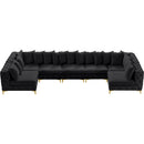  Manufacturer Color_Black -- Meridian Tremblay Fabric 7 pc Sectional IMAGE 13