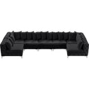  Manufacturer Color_Black -- Meridian Tremblay Fabric 7 pc Sectional IMAGE 14