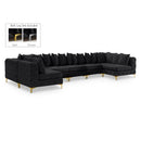  Manufacturer Color_Black -- Meridian Tremblay Fabric 7 pc Sectional IMAGE 1