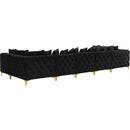  Manufacturer Color_Black -- Meridian Tremblay Fabric 7 pc Sectional IMAGE 7